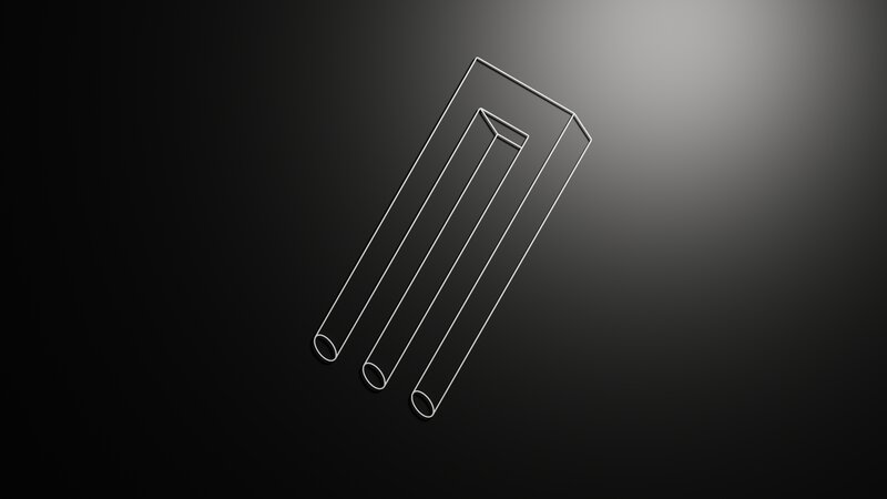 Impossible Triangle Structure — Black