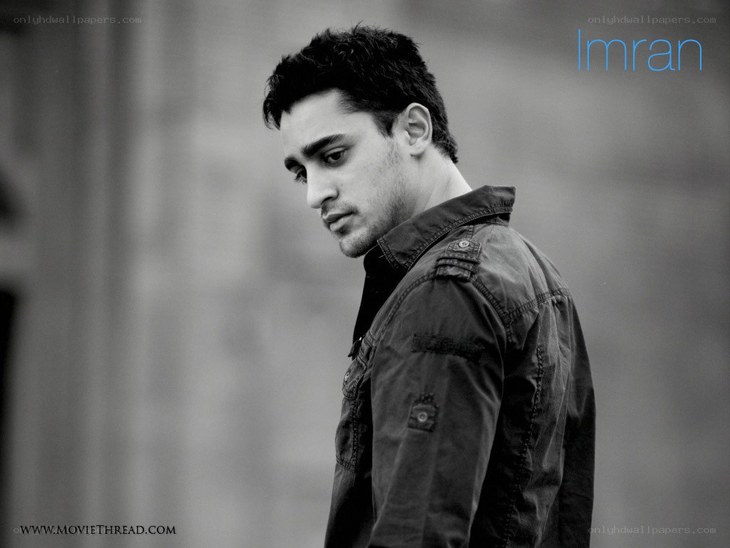 Imran in black and white