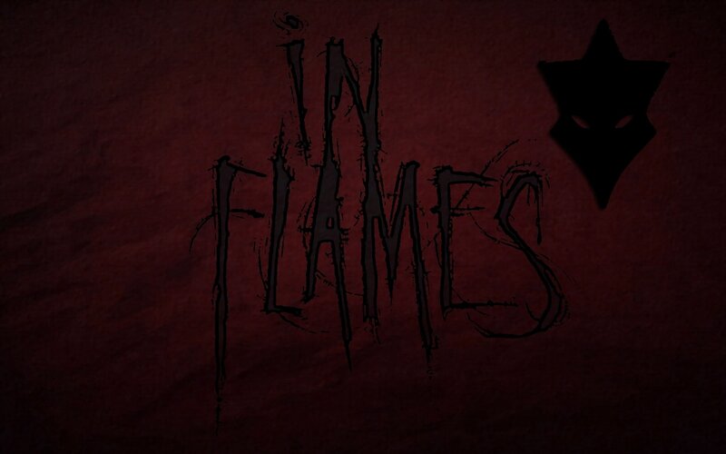 in flames logo