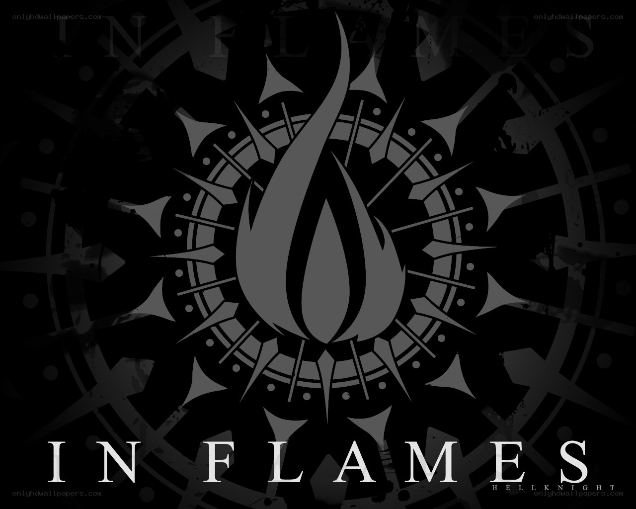 In Flames logo design