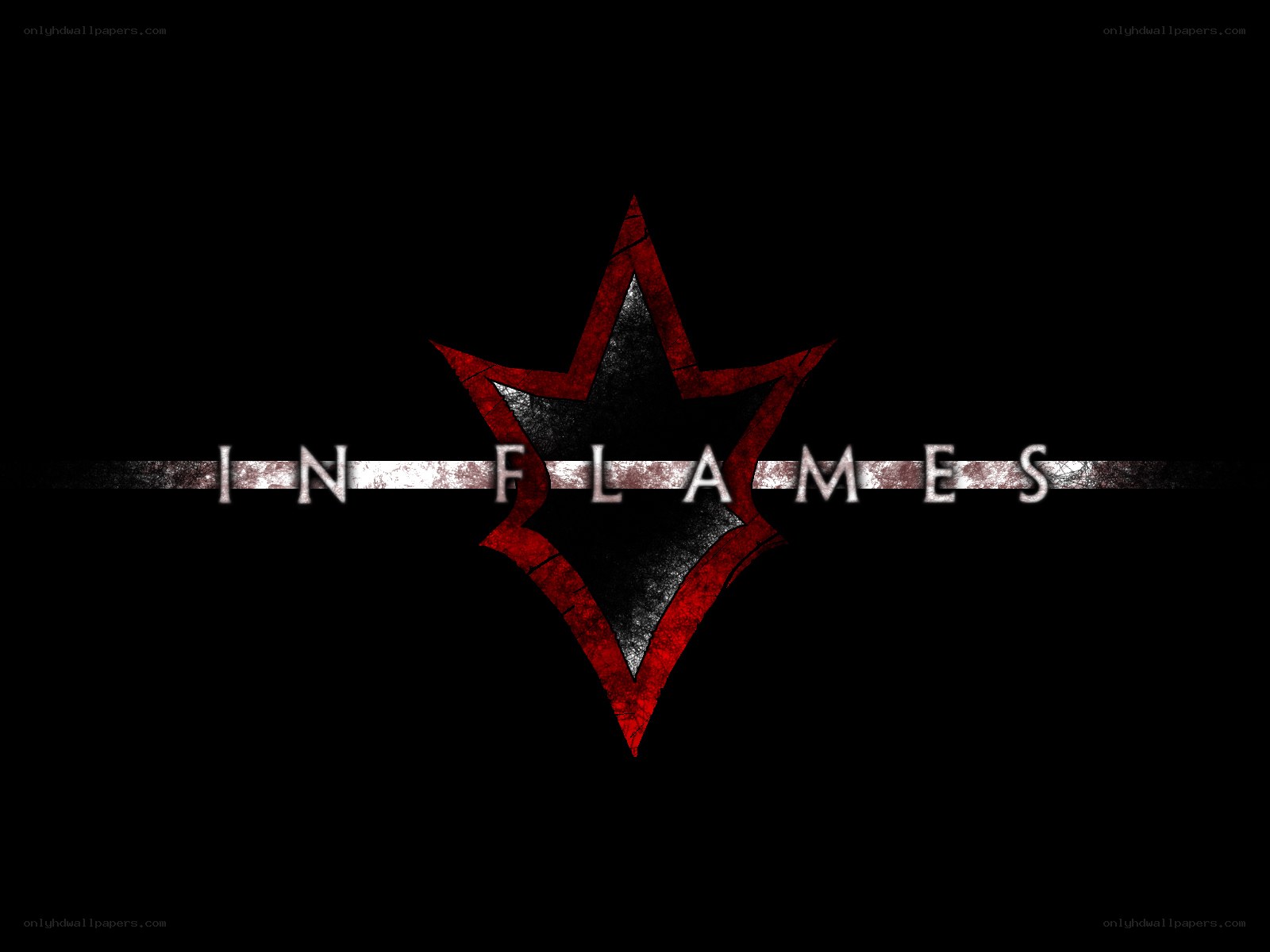 In Flames logo with star symbol