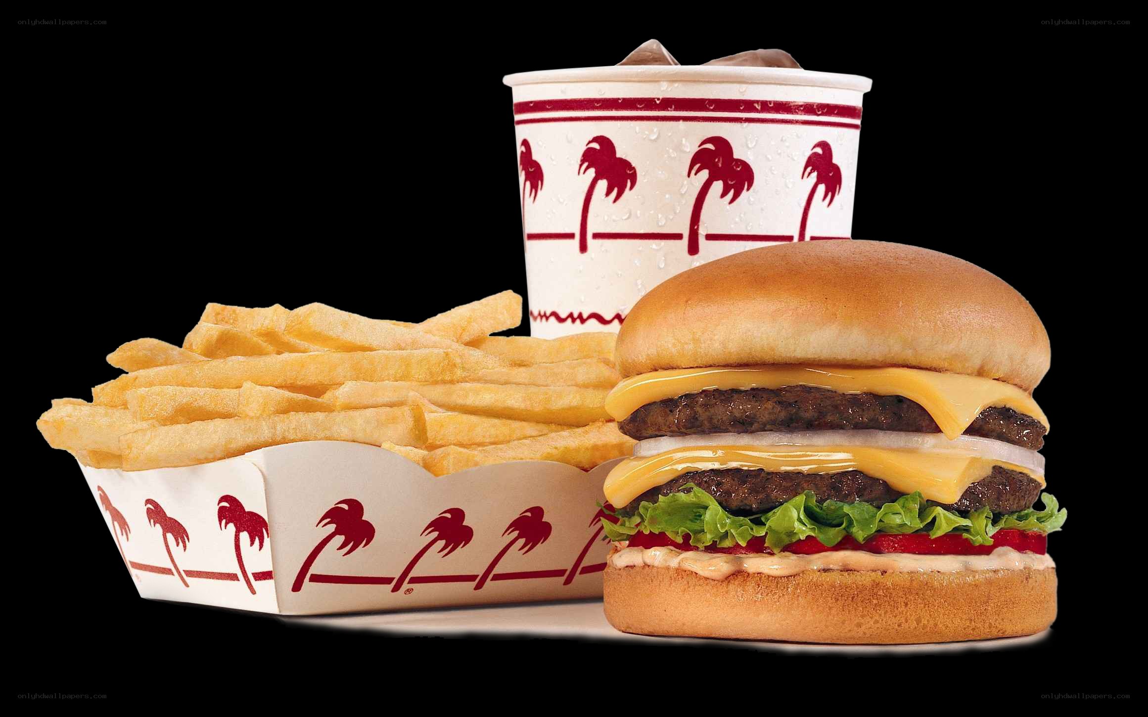 In-N-Out burger meal