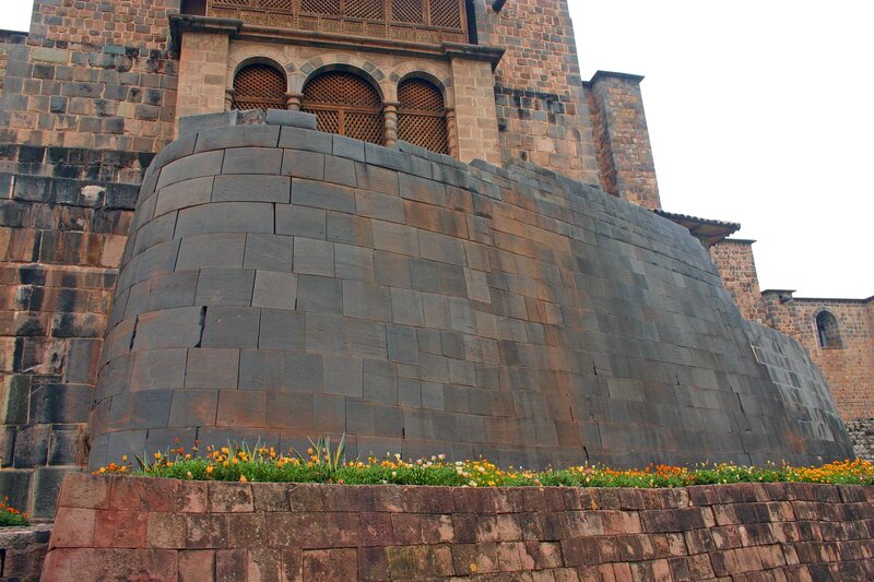 Incan stone wall in Cusco