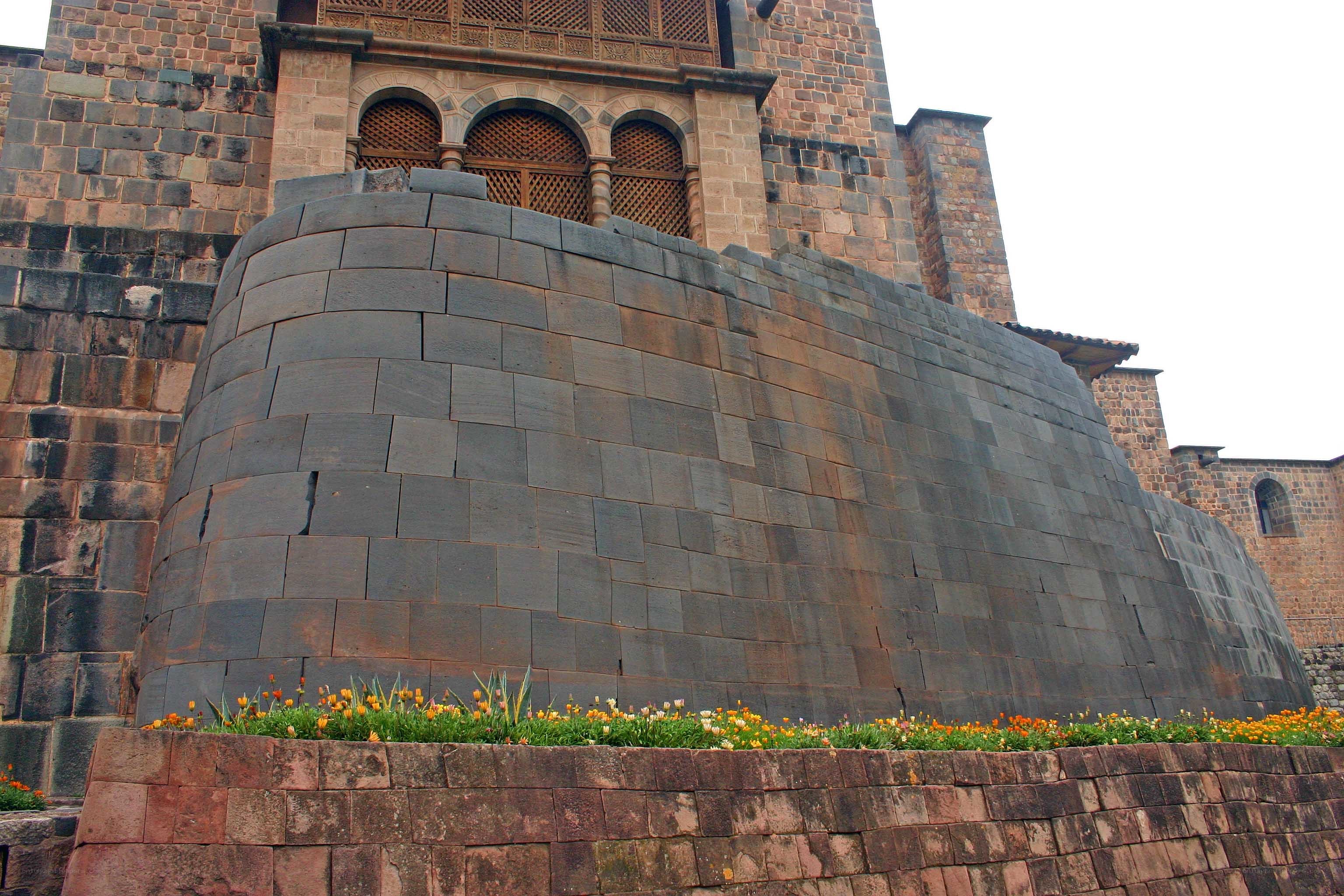 Incan stone wall in Cusco