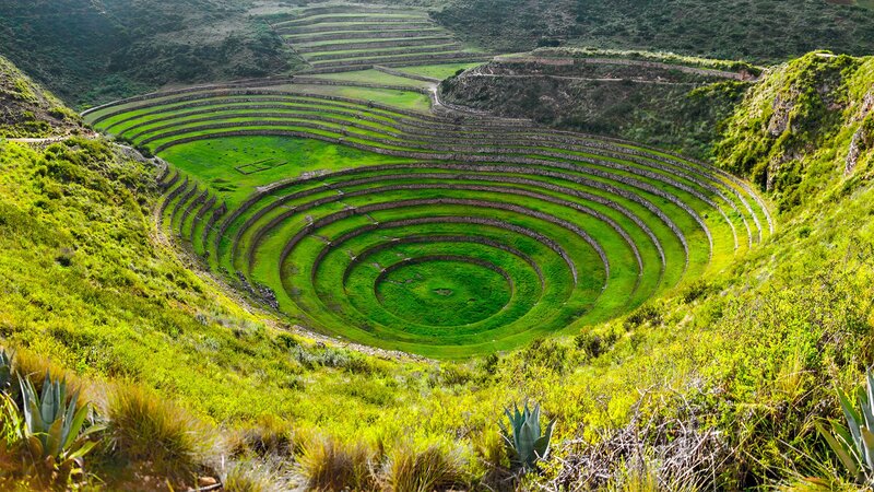 Incan Terraces in Peru