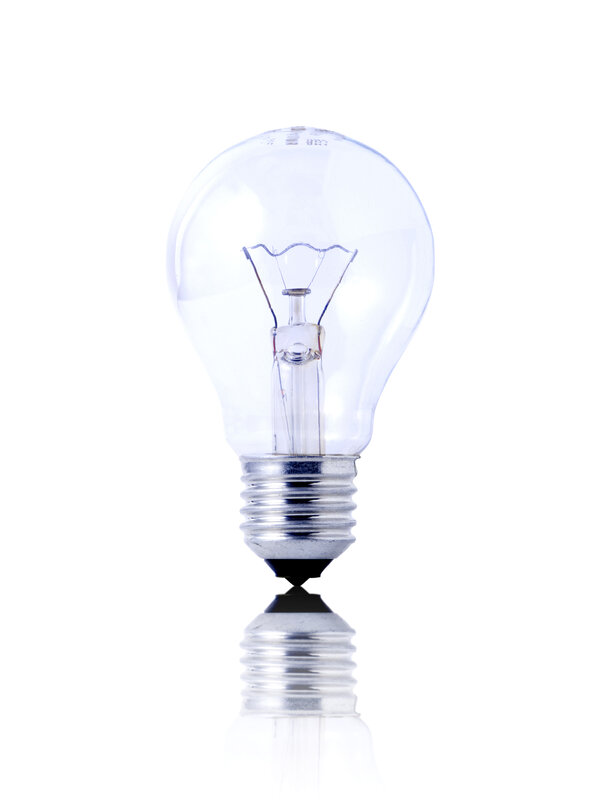 Incandescent Light Bulb — White, Neutral