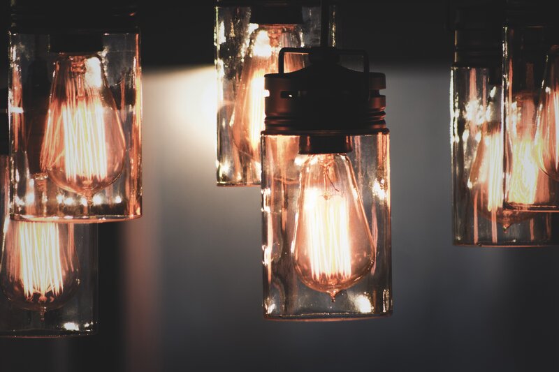 Incandescent Light Bulbs — Brown