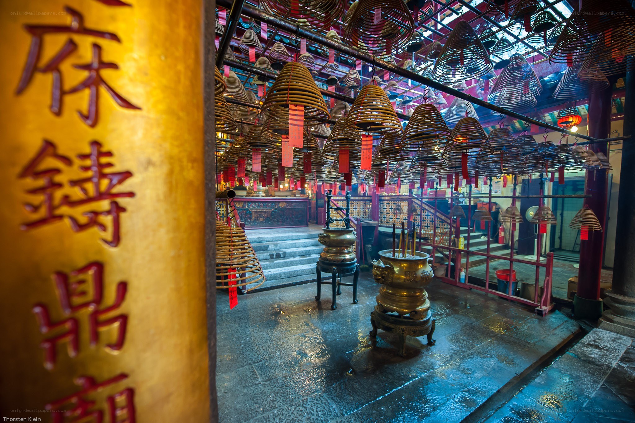 Incense at a temple