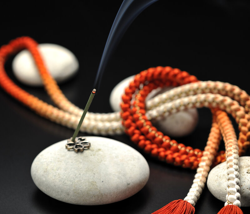 Incense Stick on Stone