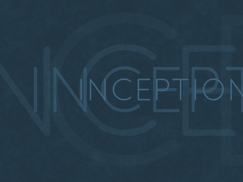 Inception logo on dark background