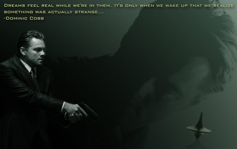 Inception movie quote wallpaper