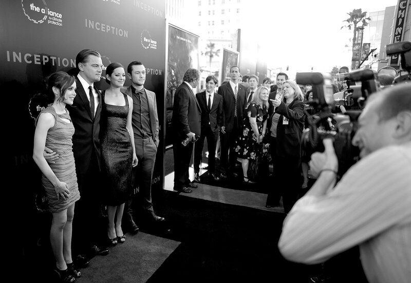 Inception premiere red carpet