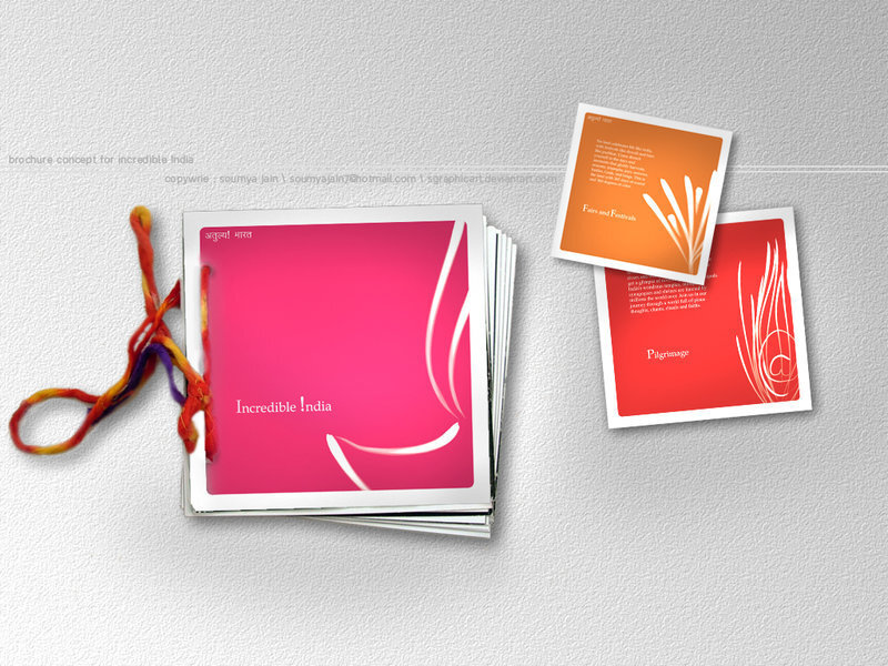 Incredible India brochure concept