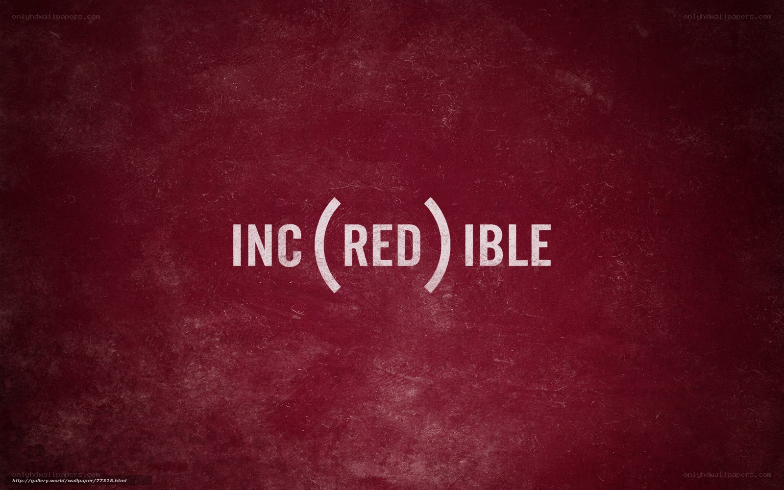Incredible Red Text Art