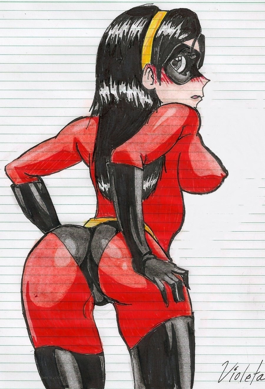 Incredibles character drawing