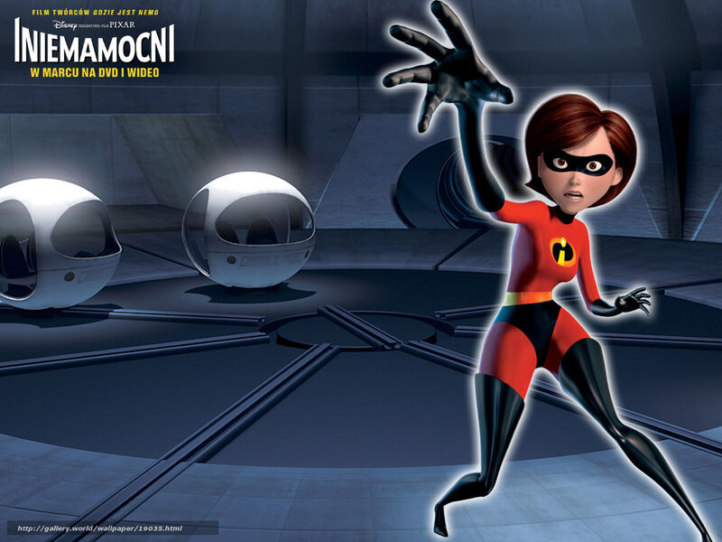 Incredibles character in action