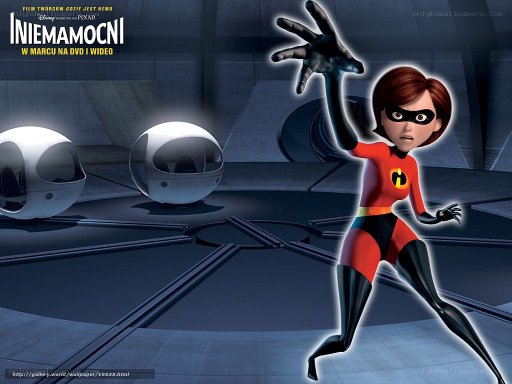 Incredibles character in action