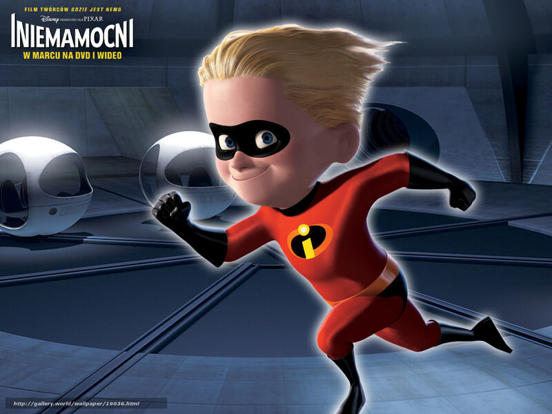 Incredibles character running