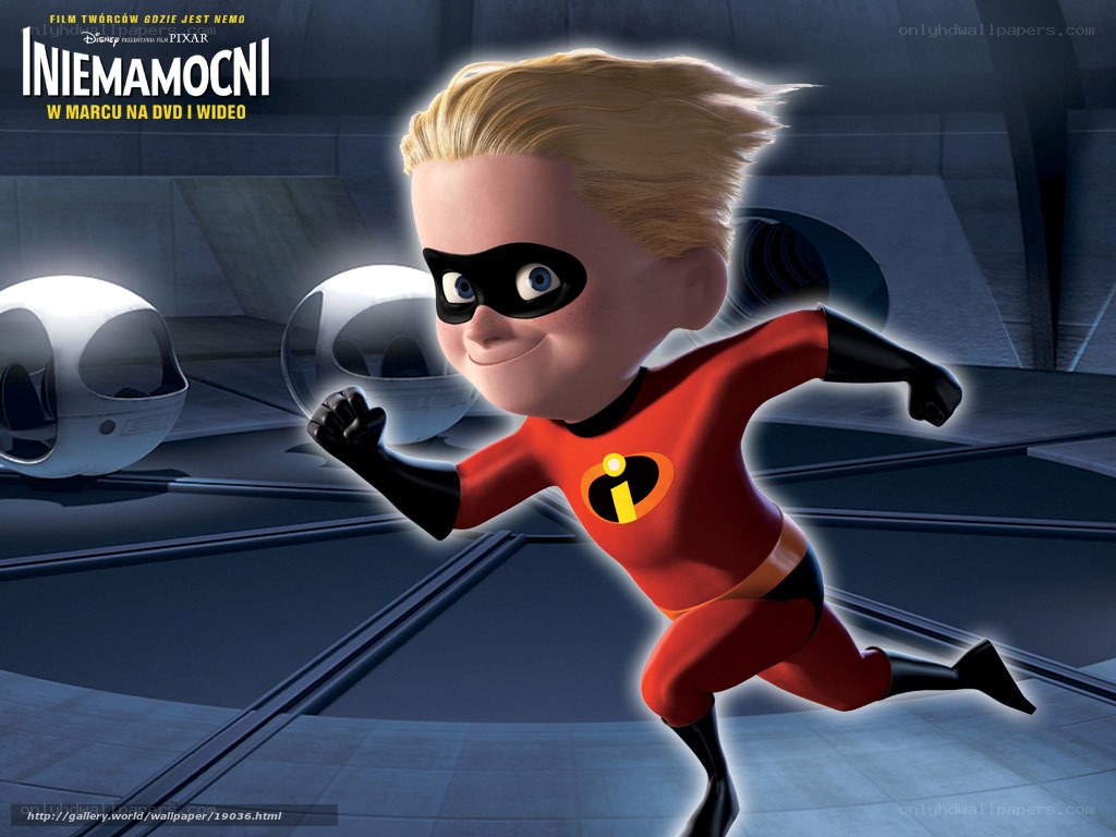 Incredibles character running