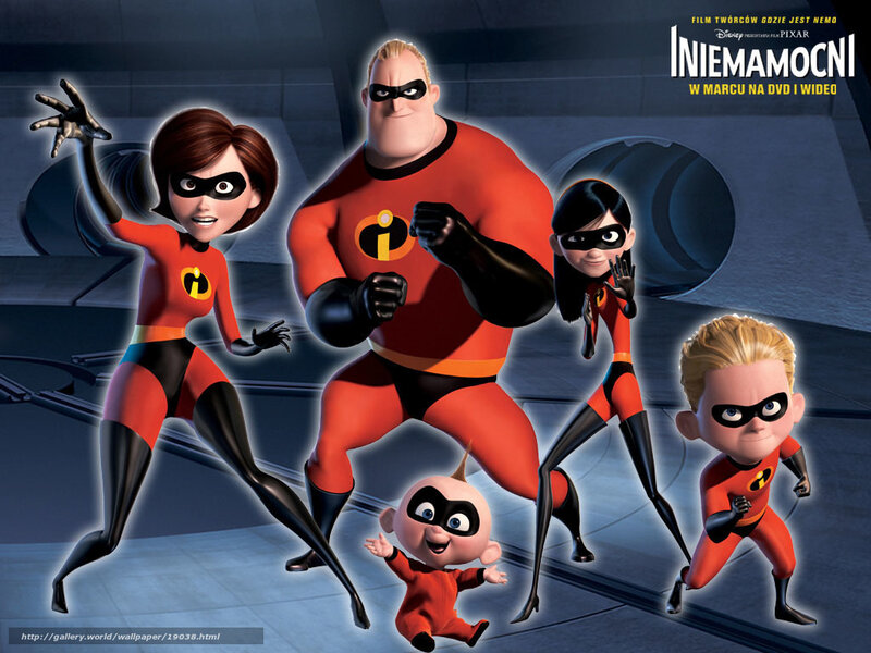 Incredibles Family in Suits