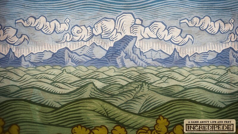 Incredipede game art