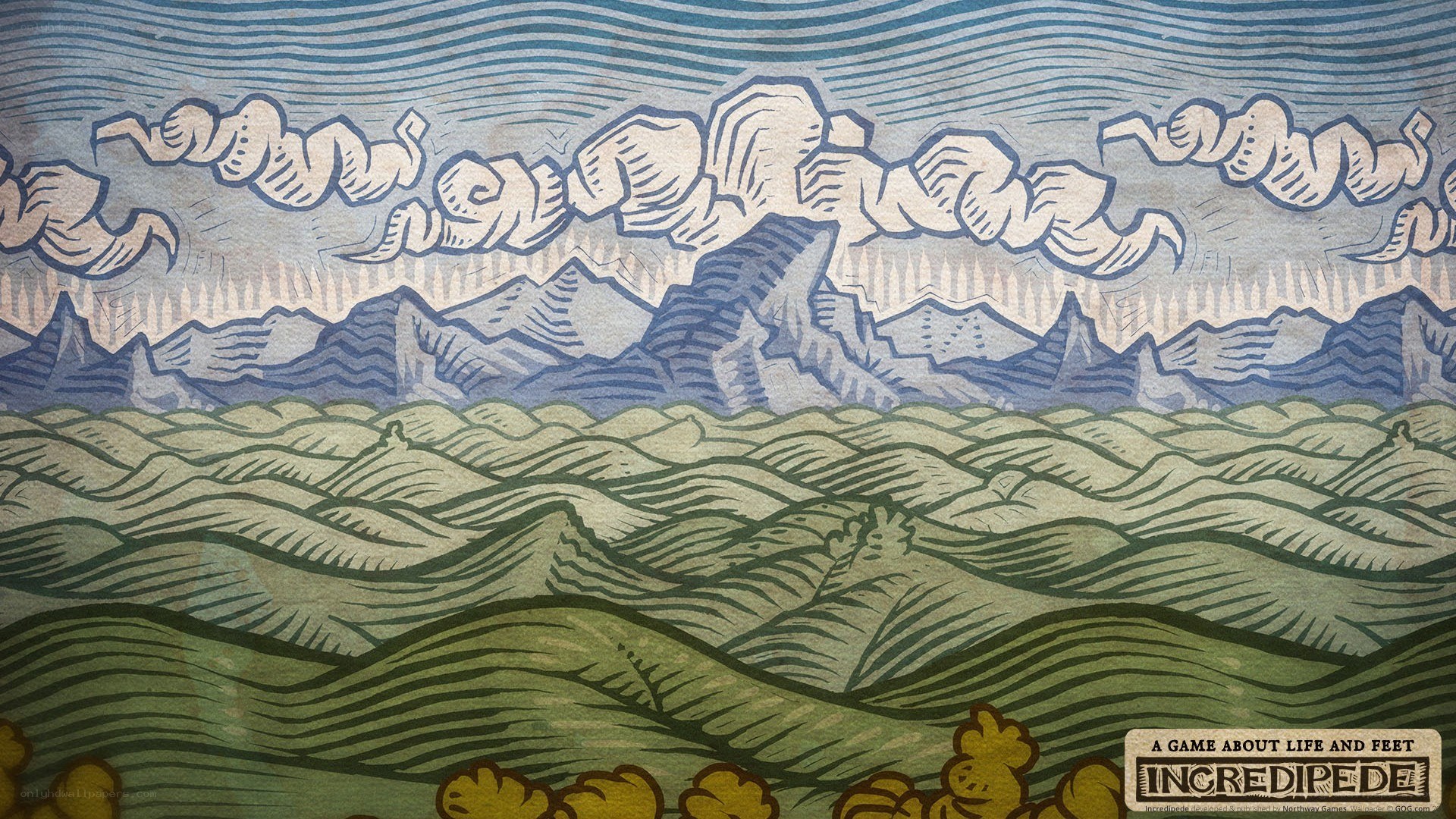 Incredipede game art