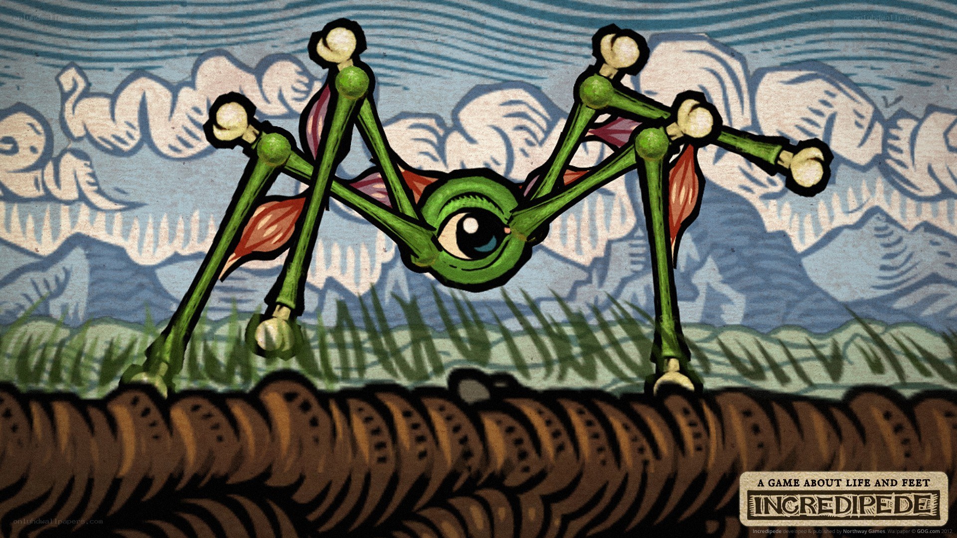 Incredipede game art