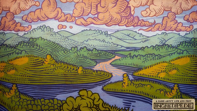Incredipede game landscape