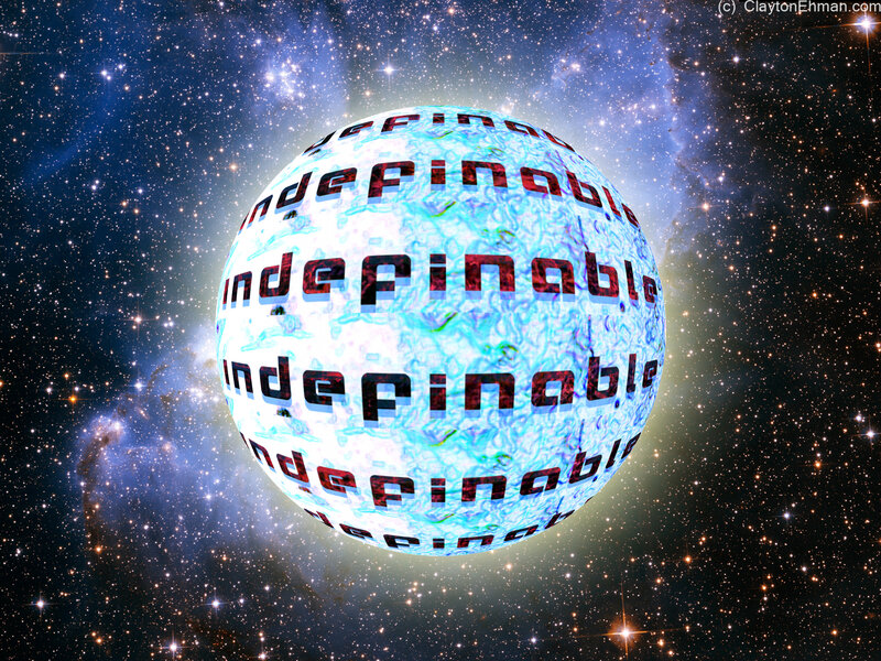 Indefinable sphere in space