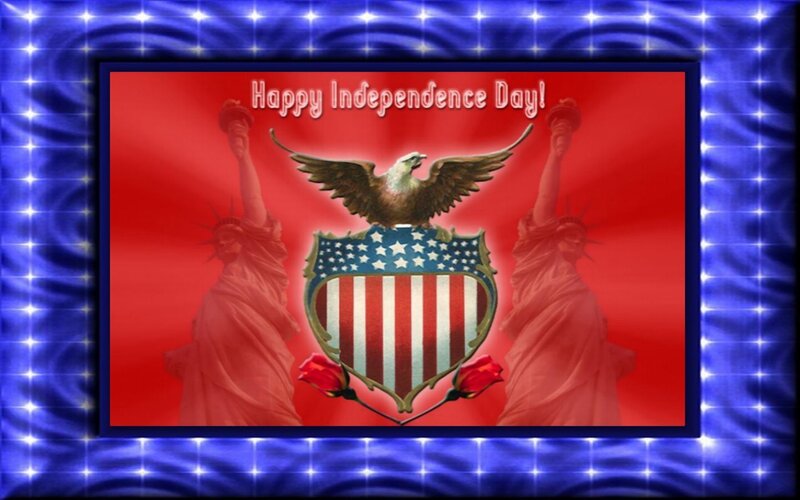 Independence Day greeting card