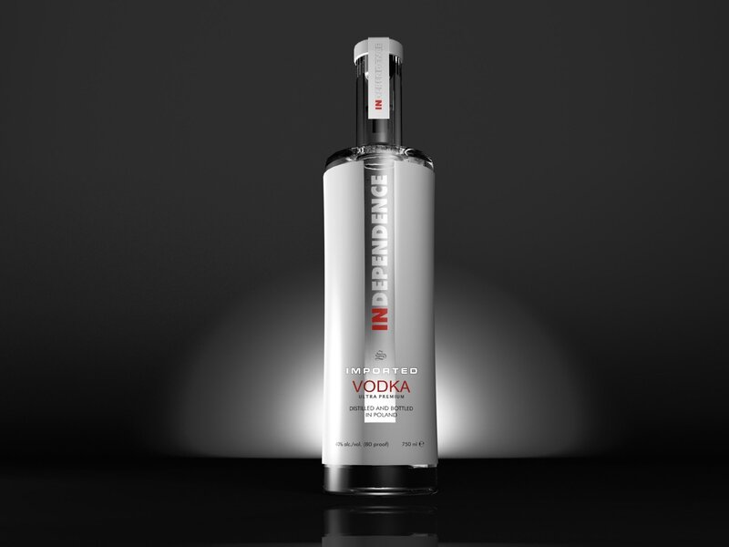 Independence Vodka bottle