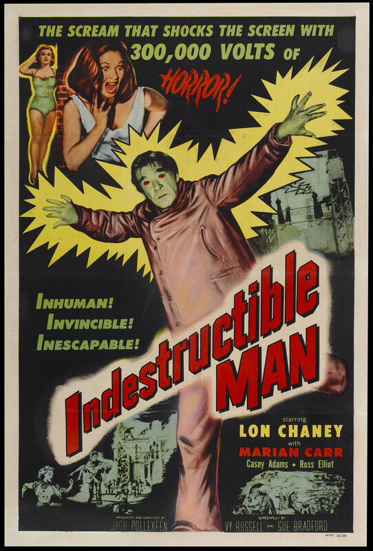 Indestructible Man movie poster