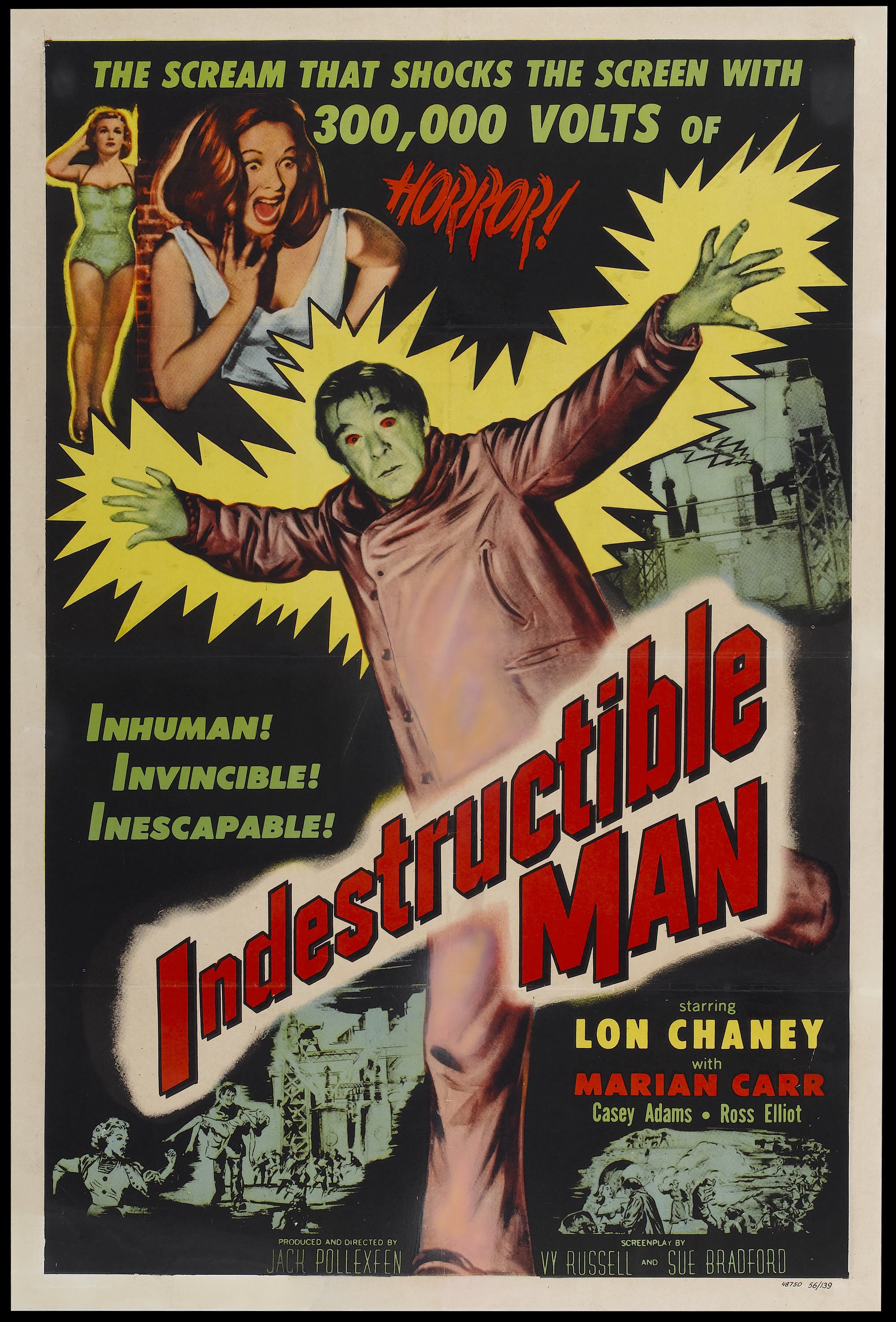 Indestructible Man movie poster