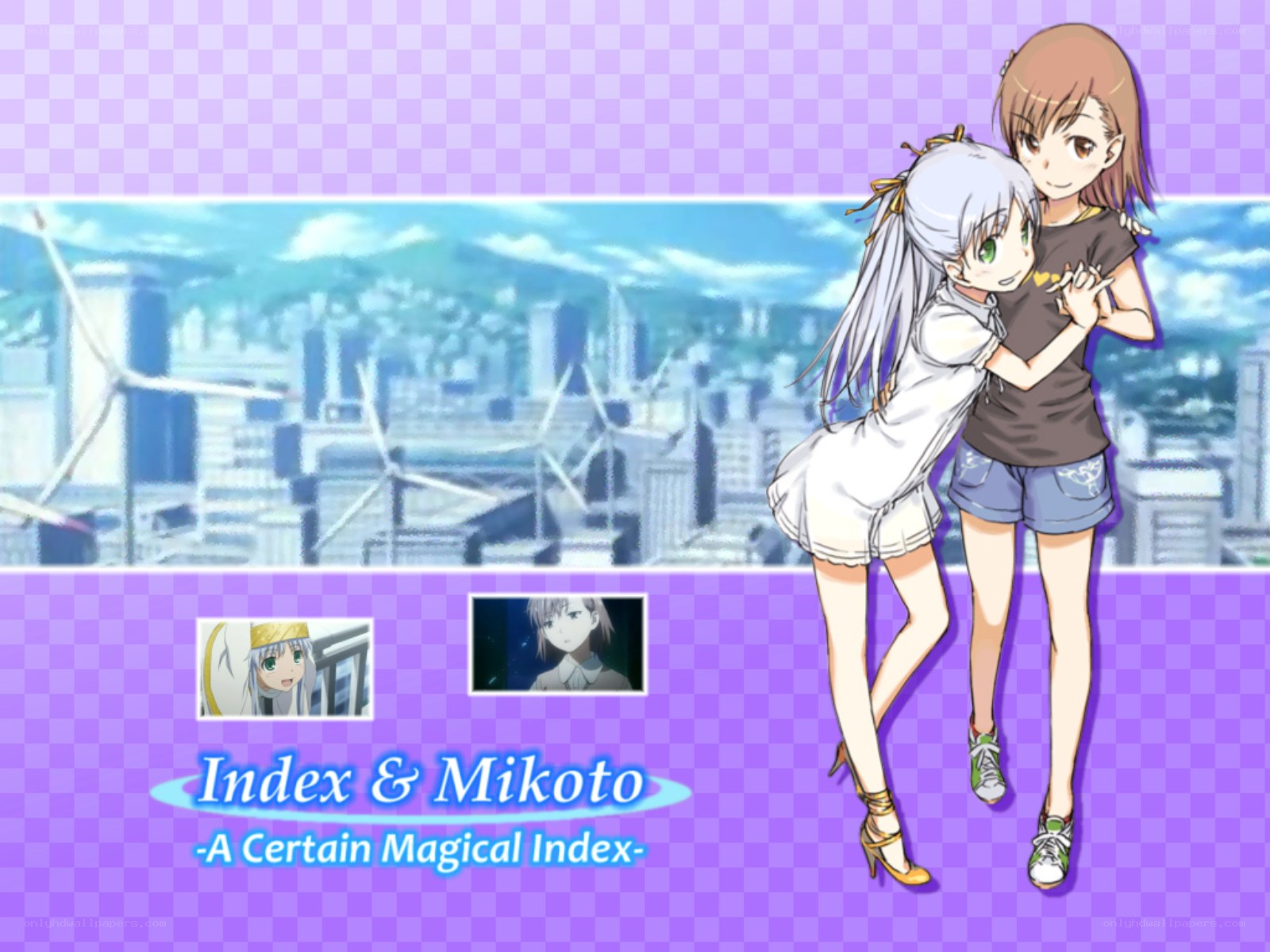 Index and Mikoto artwork