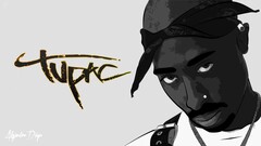 2pac Hip-Hop Makaveli artwork face