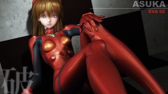 3d anime girls asuka langley soryu neon genesis evangelion 