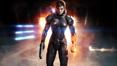 3d mass effect 3 commander shepard video games FemShep