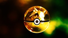 3d multicolor Pokeball fan art digital art cubone video games