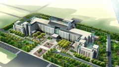 3D view architecture buildings