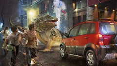 3D view cars lizards