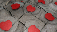 3D view digital crystals