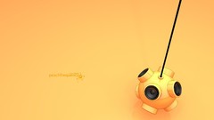 3D view minimalistic speakers