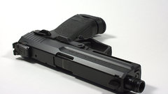 .45ACP handguns white background