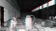 Abandoned Chernobyl 3d old buildings anaglyph c17