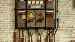 Abandoned factories voltage old