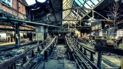 Abandoned tracks mines Derelict