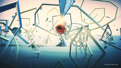 Abstract 3d digital art lacza nano technology