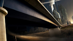 Abstract 3d freeway cg