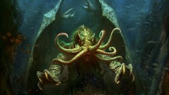 Abstract 3d monster cg