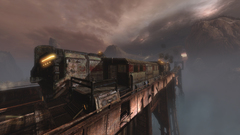 Abstract 3d train cg